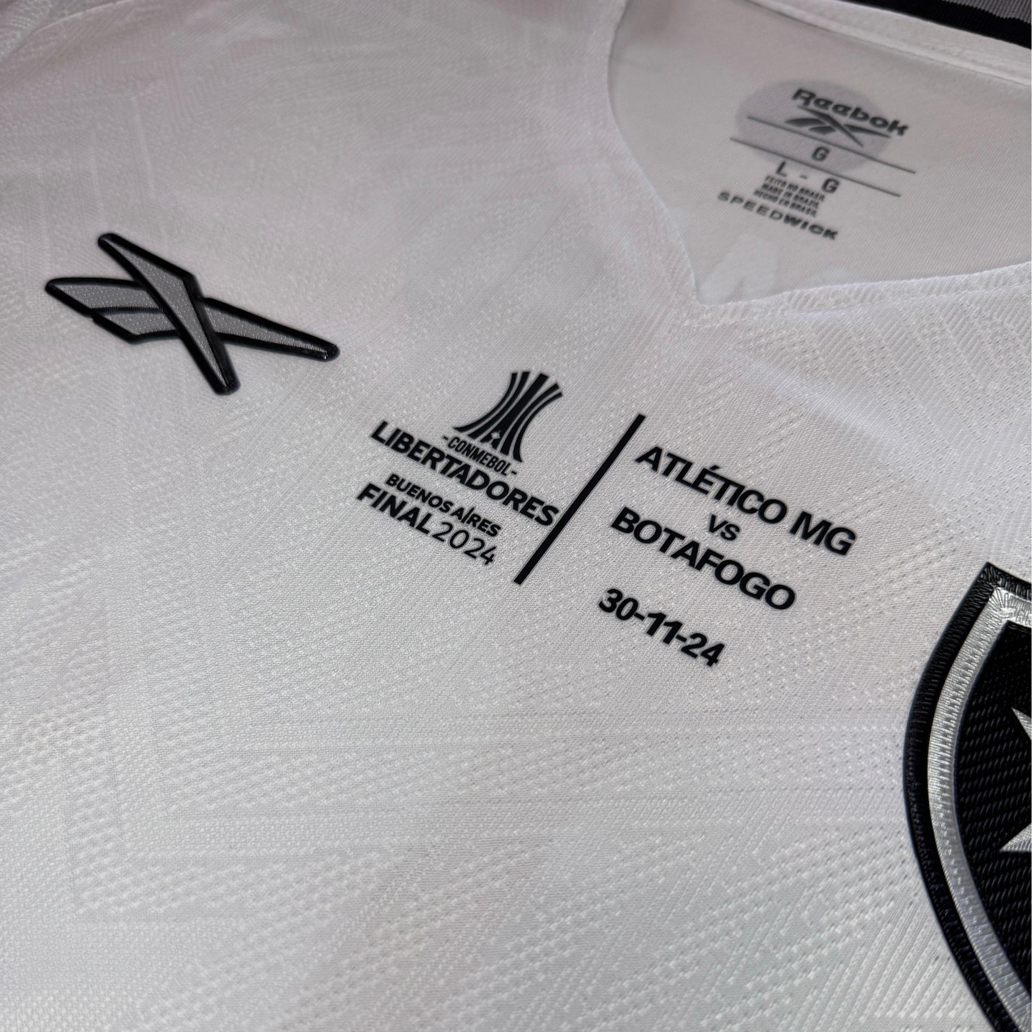 Camiseta Reebok Botafogo Alternativa Final Libetadores 2024 (Encargue)