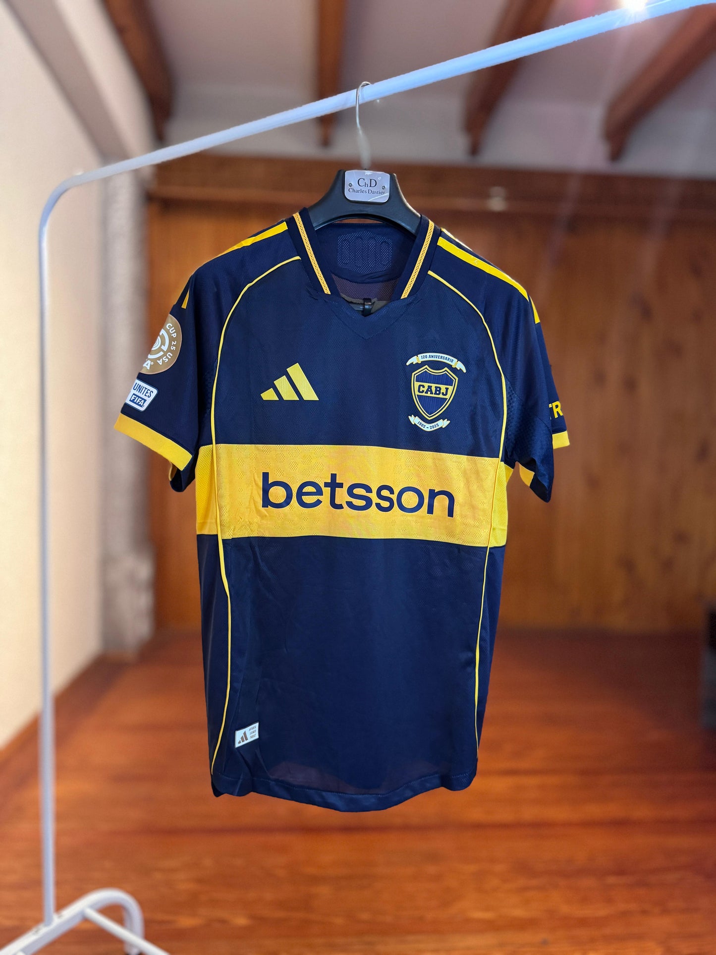 Camiseta Adidas Boca Titular 2025/26