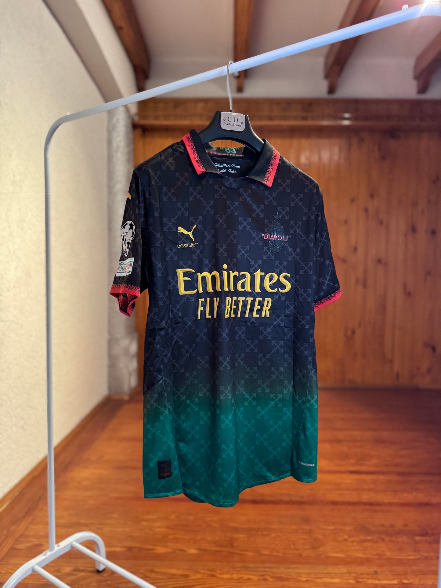 Camiseta Puma Milan Off White 2024/25