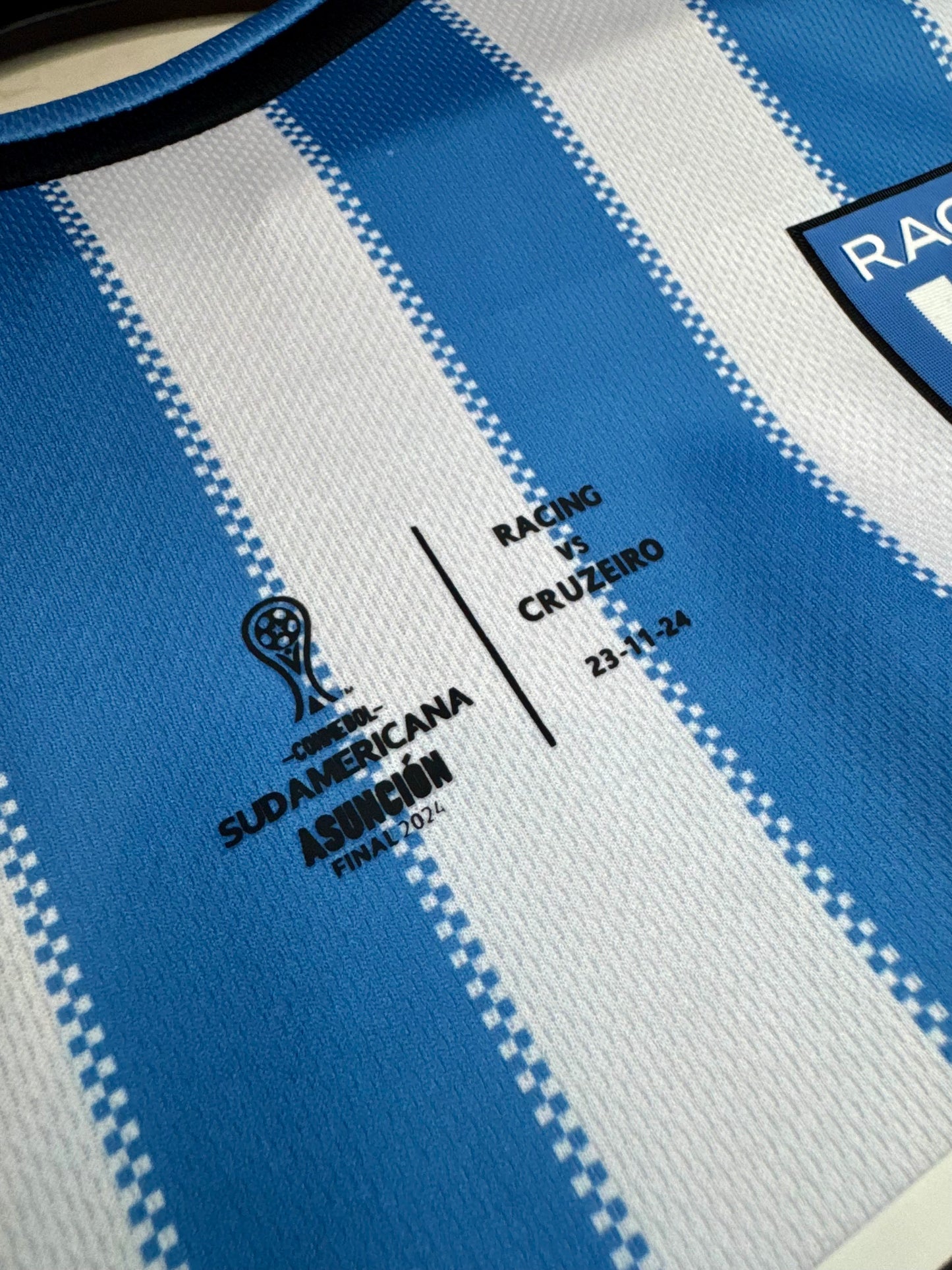 Camiseta Kappa Racing de Avellaneda Final Sudamericana 2024