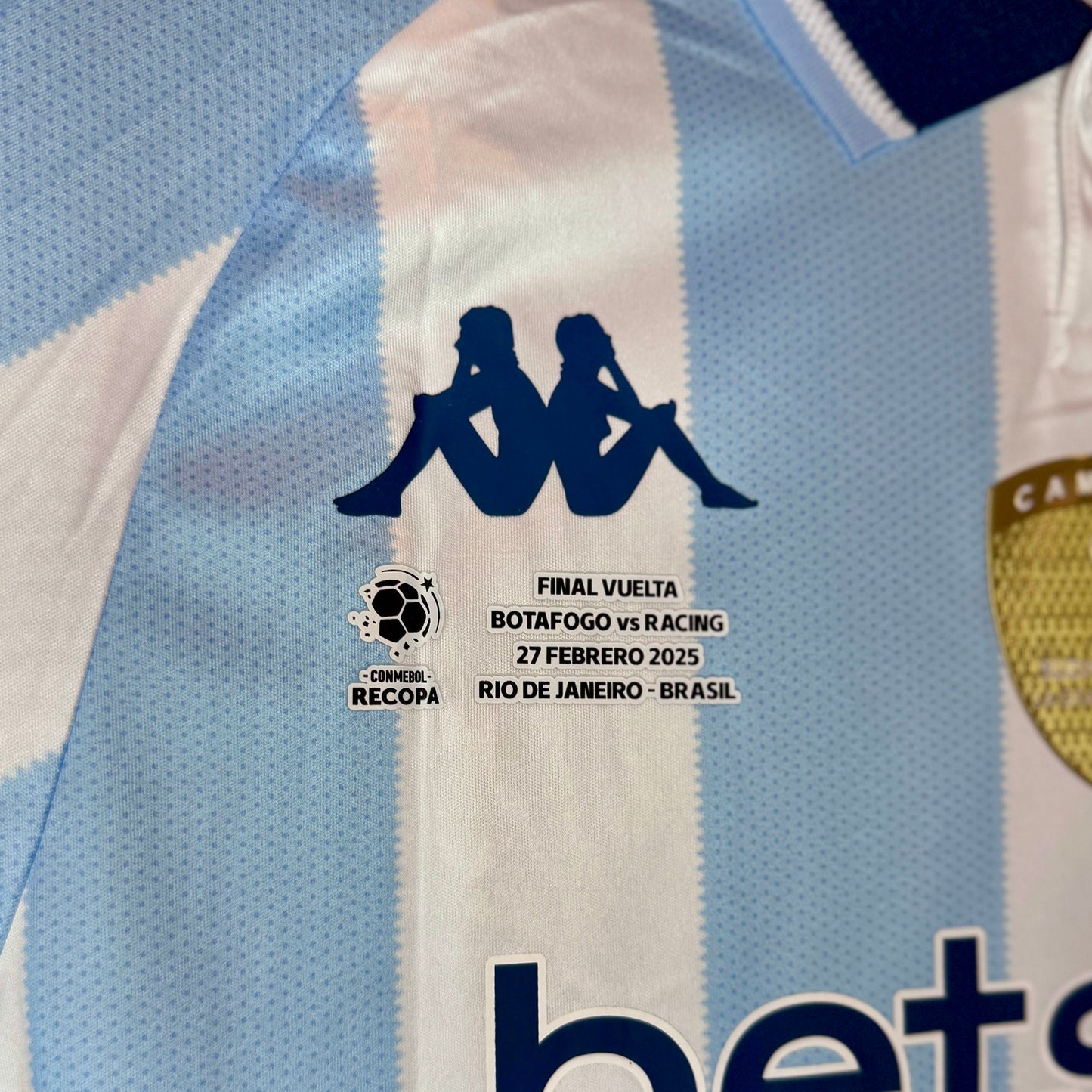 Camiseta Kappa Racing Final Recopa 2025