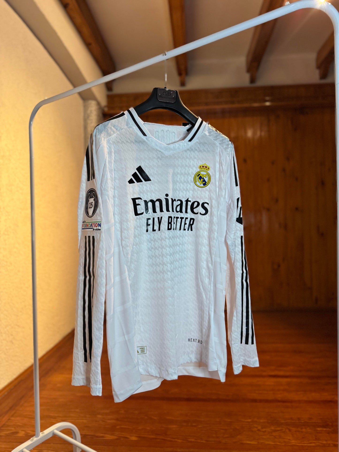 Camiseta Adidas Real Madrid Manga Larga 2024/25 (Encargue)